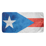 Grunge Puerto Rican Flag Print Towel