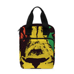 Grunge Rasta Lion Print Bible Tote Bag