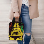 Grunge Rasta Lion Print Bible Tote Bag