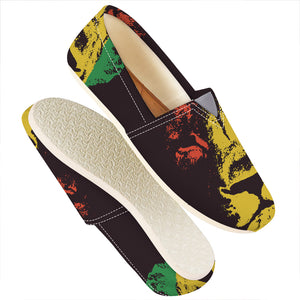 Grunge Rasta Lion Print Casual Shoes