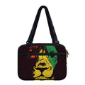 Grunge Rasta Lion Print Double Strap Bible Bag