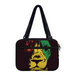 Grunge Rasta Lion Print Double Strap Bible Bag