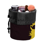 Grunge Rasta Lion Print Drawstring Makeup Bag