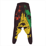 Grunge Rasta Lion Print Hammer Pants