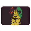 Grunge Rasta Lion Print Indoor Door Mat