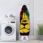 Grunge Rasta Lion Print Ironing Board Cover