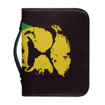 Grunge Rasta Lion Print Leather Bible Cover