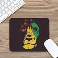Grunge Rasta Lion Print Mouse Pad