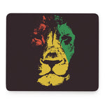 Grunge Rasta Lion Print Mouse Pad