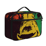 Grunge Rasta Lion Print Portable Lunch Bag