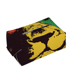 Grunge Rasta Lion Print Rectangle Tissue Box Cover