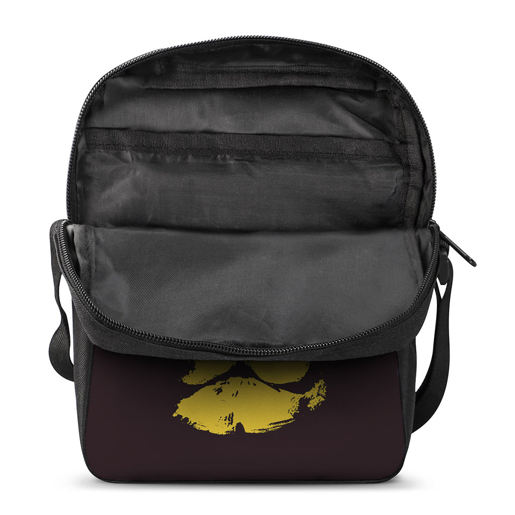 Grunge Rasta Lion Print Rectangular Crossbody Bag