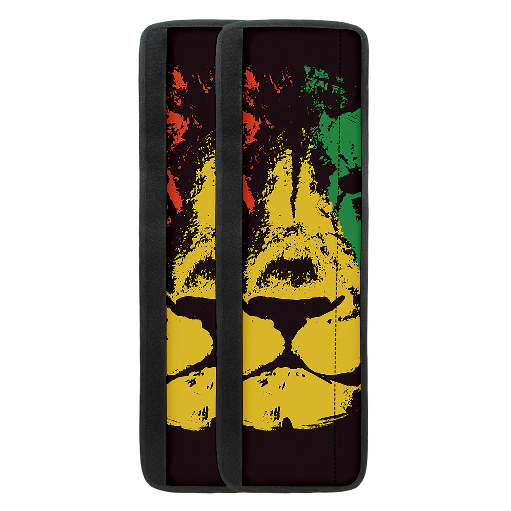 Grunge Rasta Lion Print Refrigerator Handle Covers