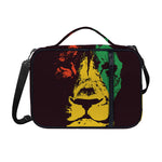 Grunge Rasta Lion Print Shoulder Strap Bible Bag