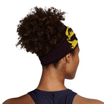 Grunge Rasta Lion Print Sports Headband