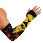 Grunge Rasta Lion Print Sun Protection Arm Sleeves