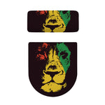 Grunge Rasta Lion Print Toilet Lid And Tank Cover Set