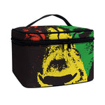 Grunge Rasta Lion Print Travel Makeup Bag