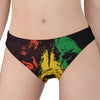 Grunge Rasta Lion Print Women's Panties