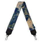 Grunge Ripped Paper American Flag Print Bag Strap