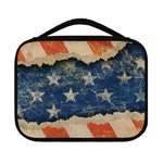 Grunge Ripped Paper American Flag Print Classic Bible Case