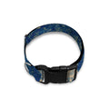 Grunge Ripped Paper American Flag Print Dog Collar