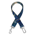 Grunge Ripped Paper American Flag Print Dog Seat Belt