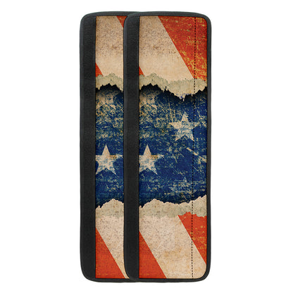 Grunge Ripped Paper American Flag Print Refrigerator Handle Covers