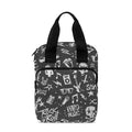 Grunge Rock And Roll Pattern Print Bible Tote Bag