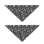 Grunge Rock And Roll Pattern Print Dog Bandana