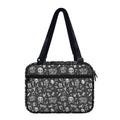 Grunge Rock And Roll Pattern Print Double Strap Bible Bag