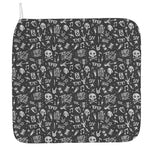 Grunge Rock And Roll Pattern Print Hand Towel