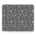 Grunge Rock And Roll Pattern Print Mouse Pad