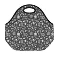 Grunge Rock And Roll Pattern Print Neoprene Lunch Bag