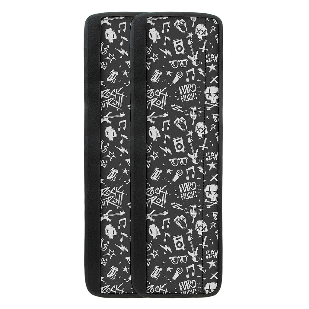 Grunge Rock And Roll Pattern Print Refrigerator Handle Covers