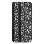 Grunge Rock And Roll Pattern Print Refrigerator Handle Covers