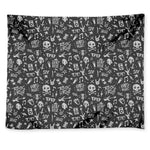 Grunge Rock And Roll Pattern Print Tapestry