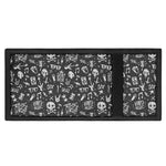 Grunge Rock And Roll Pattern Print Trifold Wallet