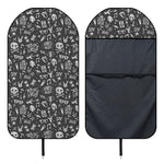 Grunge Rock And Roll Pattern Print Waterproof Car Seat Cover