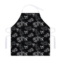 Grunge Soccer Ball Pattern Print Adjustable Apron