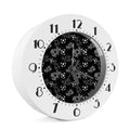 Grunge Soccer Ball Pattern Print Alarm Clock