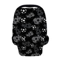 Grunge Soccer Ball Pattern Print Baby Seat Cover