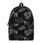 Grunge Soccer Ball Pattern Print Backpack