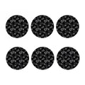 Grunge Soccer Ball Pattern Print Coaster Set
