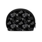 Grunge Soccer Ball Pattern Print Coin Purse