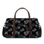 Grunge Soccer Ball Pattern Print Duffle Bag