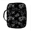 Grunge Soccer Ball Pattern Print Front Pocket Bible Bag