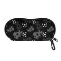 Grunge Soccer Ball Pattern Print Glasses Case