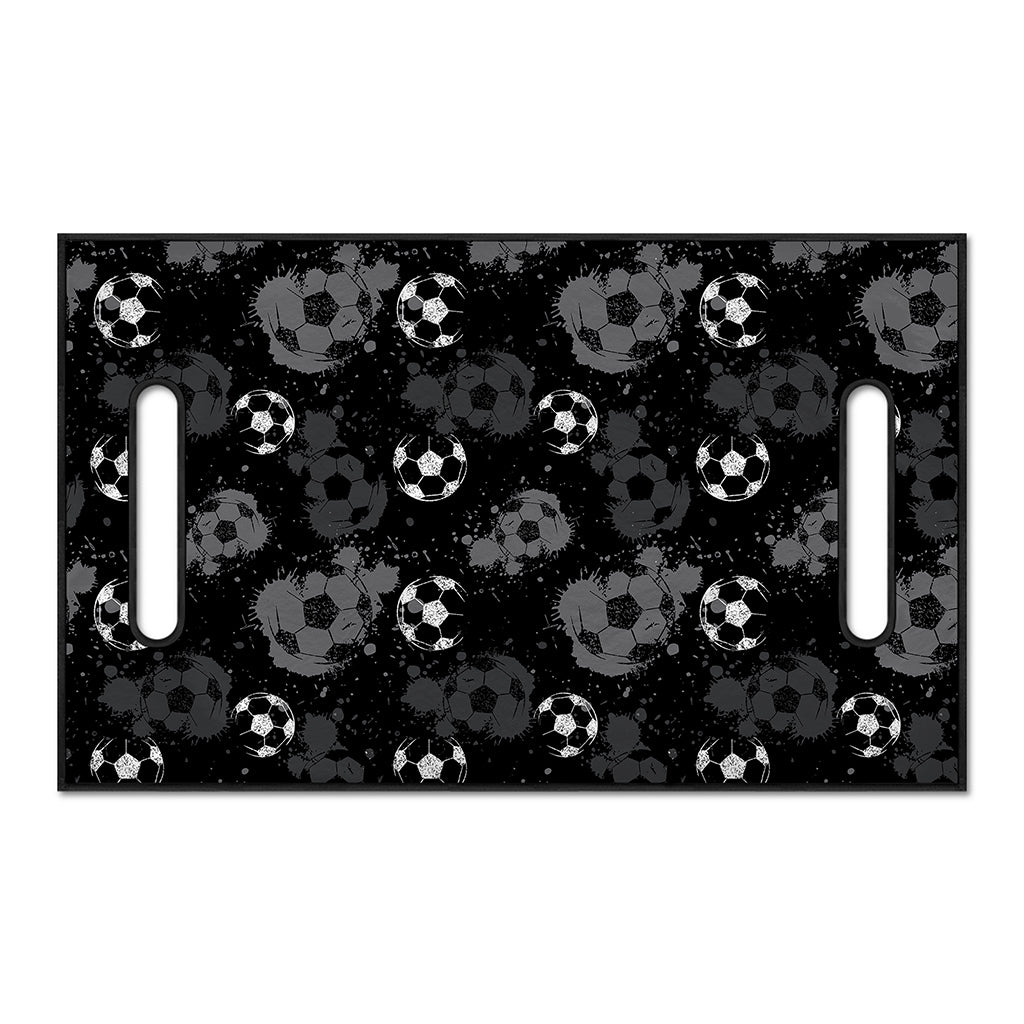 Grunge Soccer Ball Pattern Print Golf Cart Seat Cover