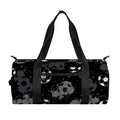 Grunge Soccer Ball Pattern Print Gym Bag